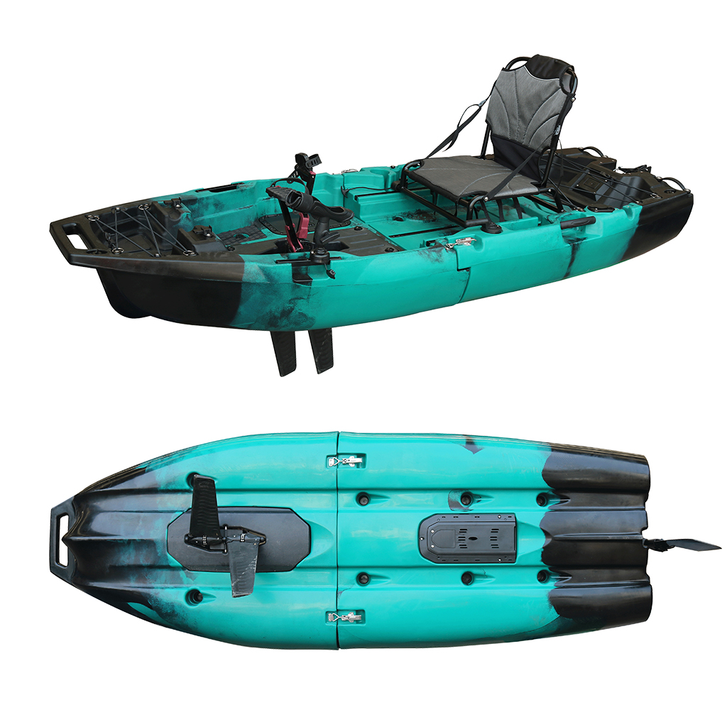 Fishing Kayak Sit On Top - 8Ft 2.5m HDPE Modüler Üstten Binmeli