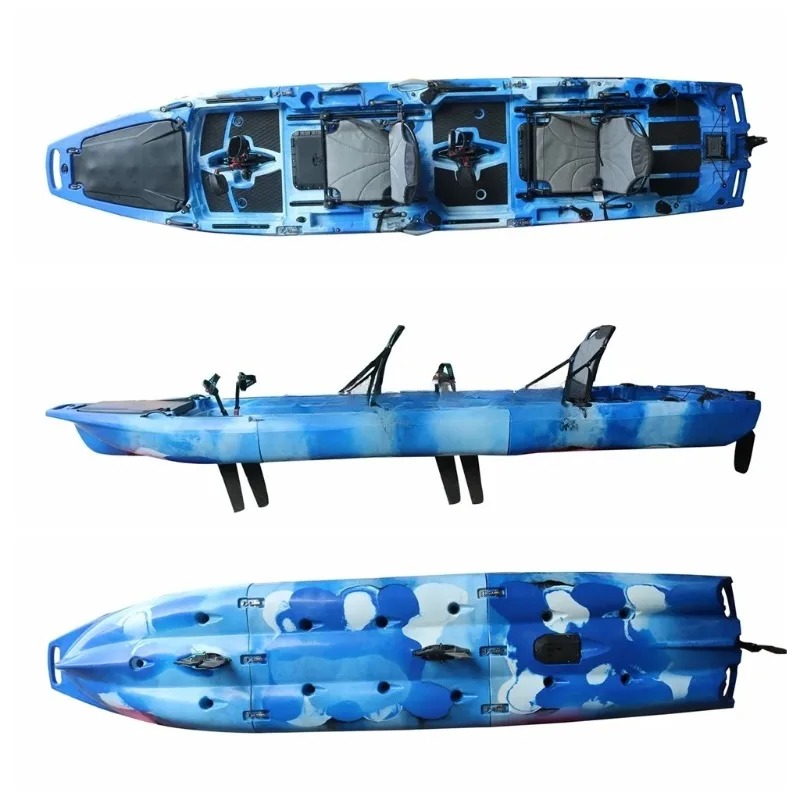 Fishing Kayak Sit In - 2 Kişilik Üstten Oturmalı Modüler Pedal
