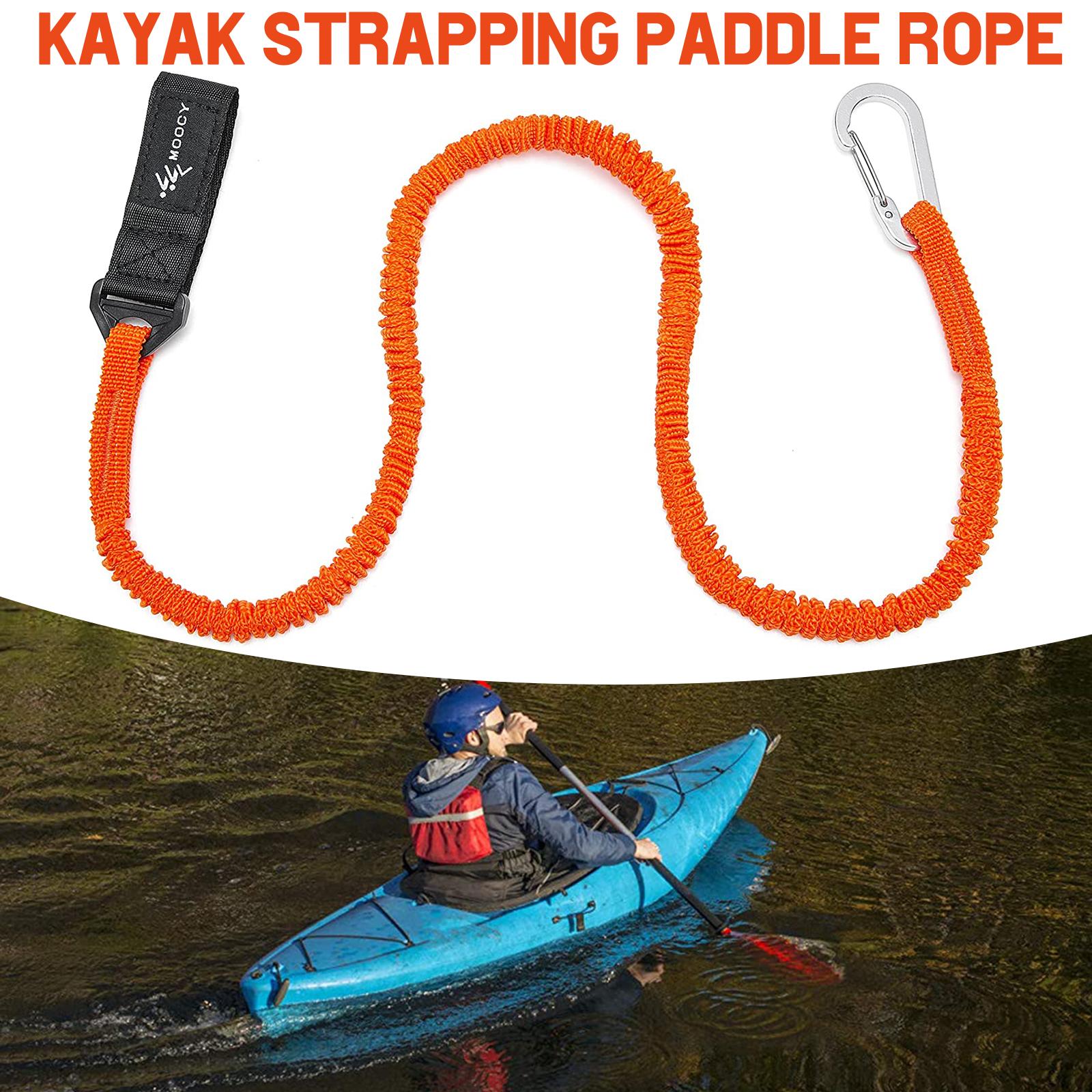 Fishing Kayak Paddle Leash - Ayarlanabilir Elastik Kayak Kürek Kayışı, Güvenlik