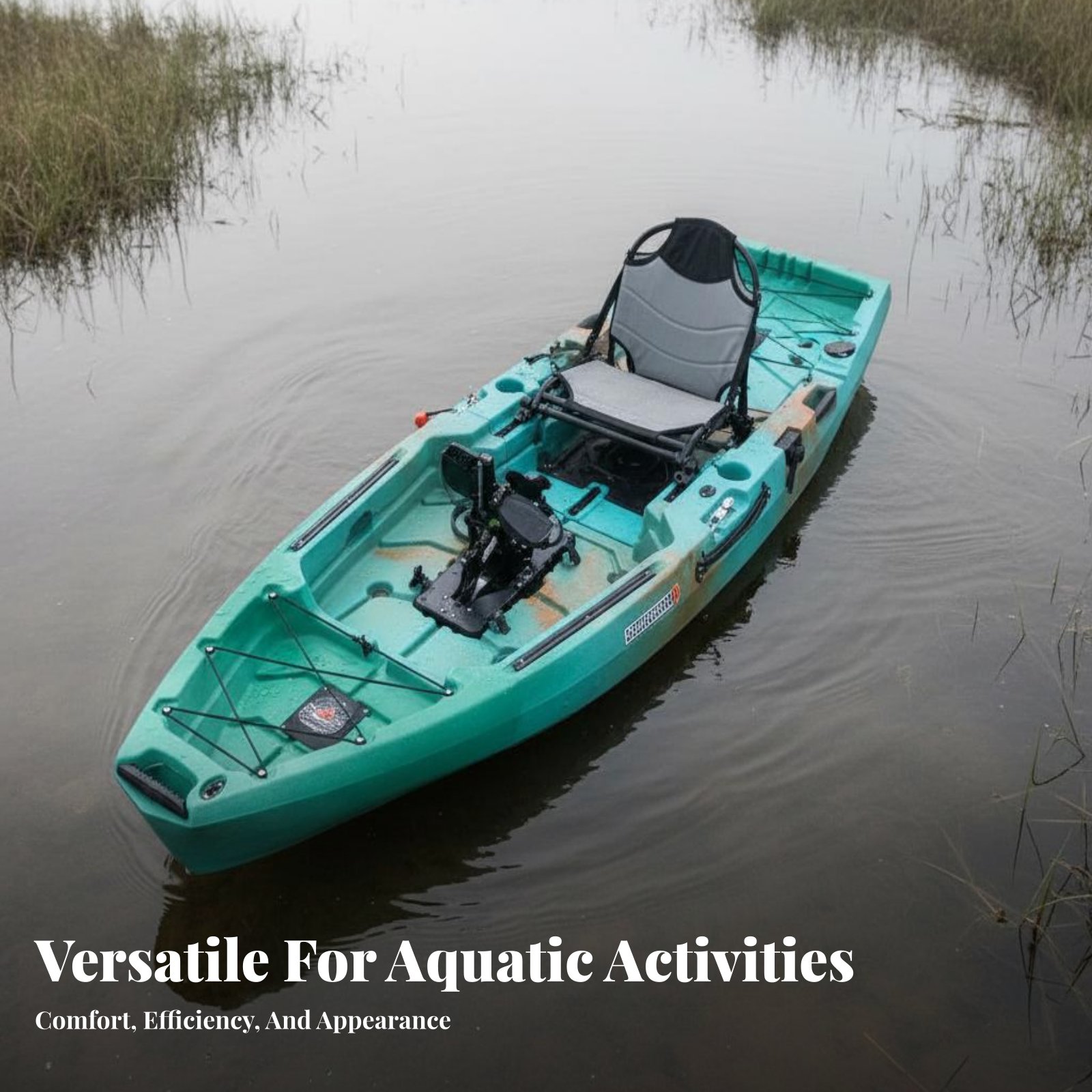 Fishing Kayak Pedal Drive - Pedal Sürüşlü Balıkçı Teknesi Katlanabilir Şişme