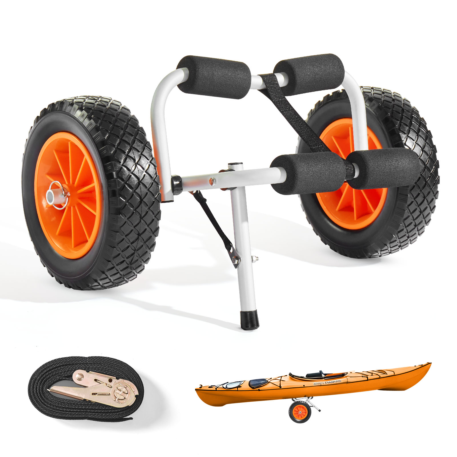 Fishing Kayak Cart - SucceBuy 200 lbs Kayak Arabası Katlanabilir
