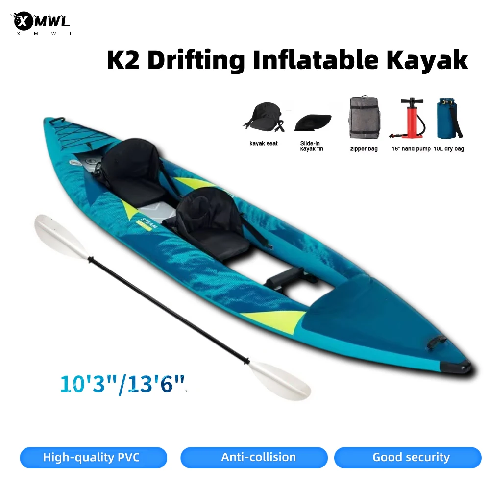 Fishing Kayak Seat - Kano Kayak Şişme Bot 1-2 Kişilik