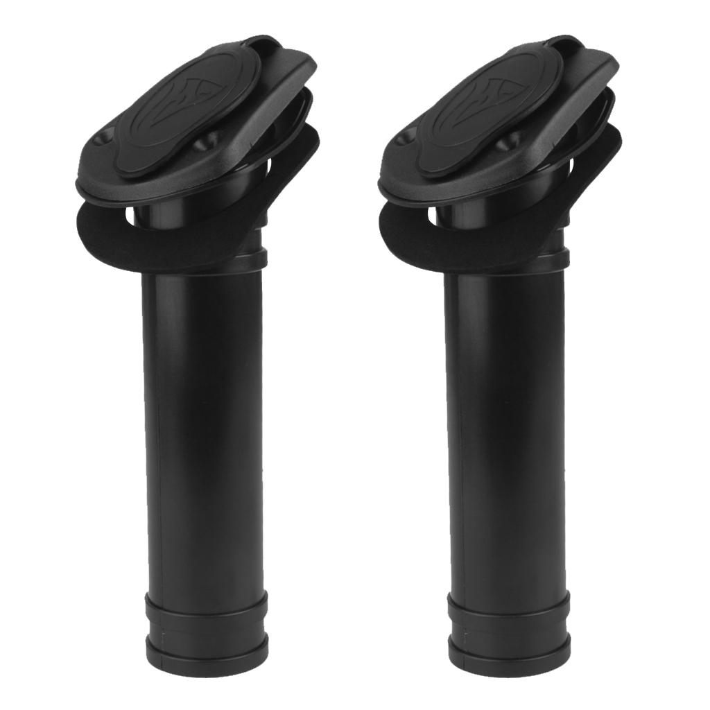 Fishing Kayak Rod Holder - Siyah Naylon Tekne Olta Tutucuları Kayak