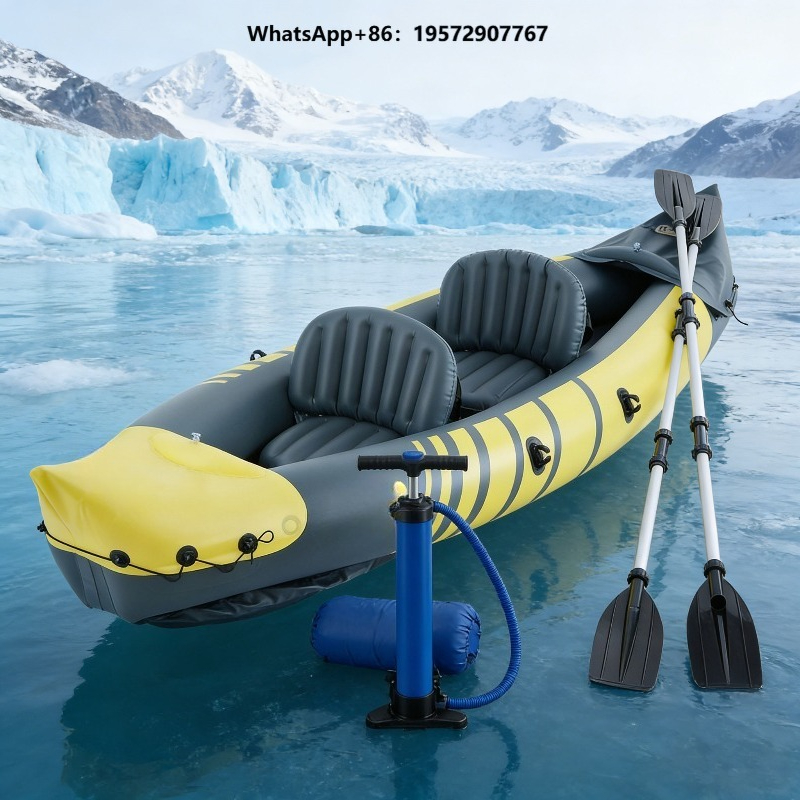 Fishing Kayak Seat - Çift Kişilik Şişme Balıkçı Kayığı, Kürekli