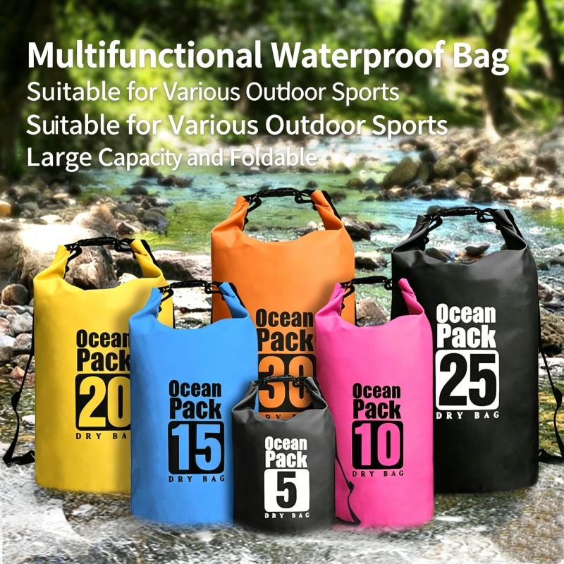 Fishing Kayak Storage Bag - Yüzme için Su Geçirmez Kuru Çanta