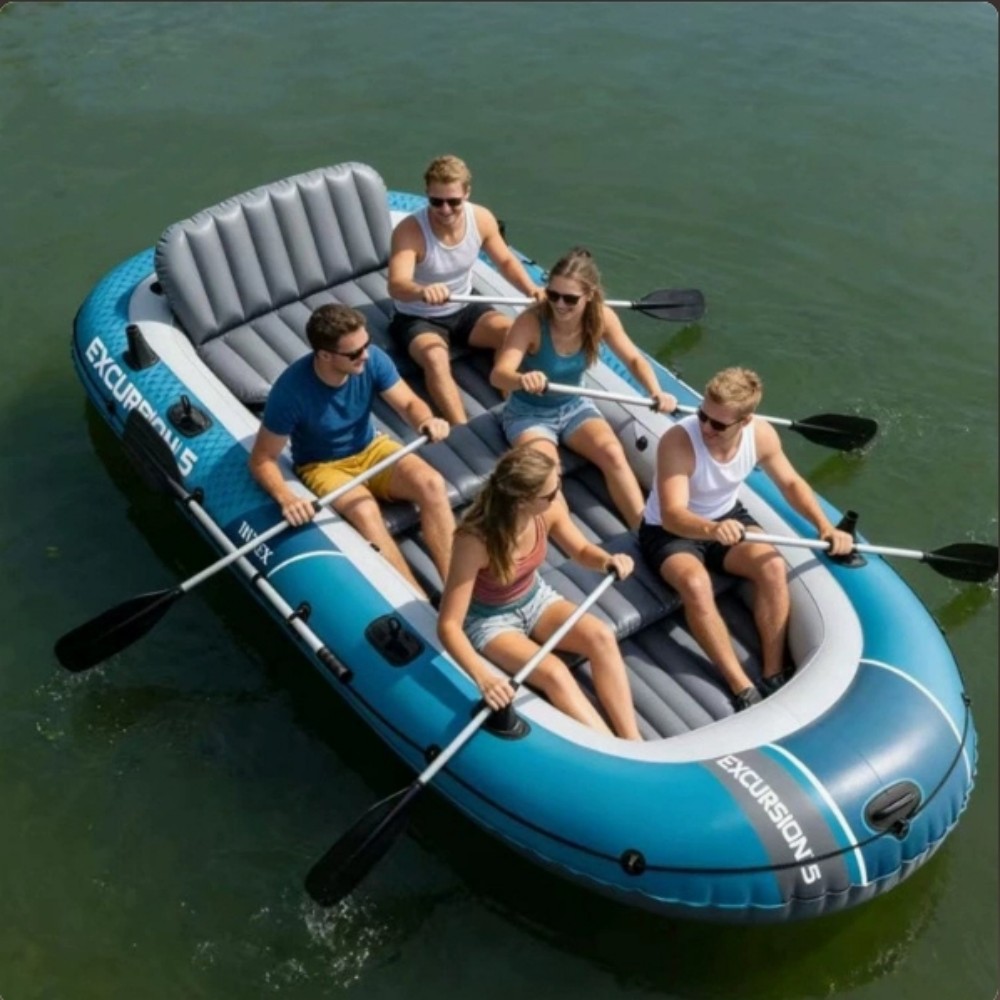 Fishing Kayak Inflatable - 2 kişilik 4 kişilik kalın kano,