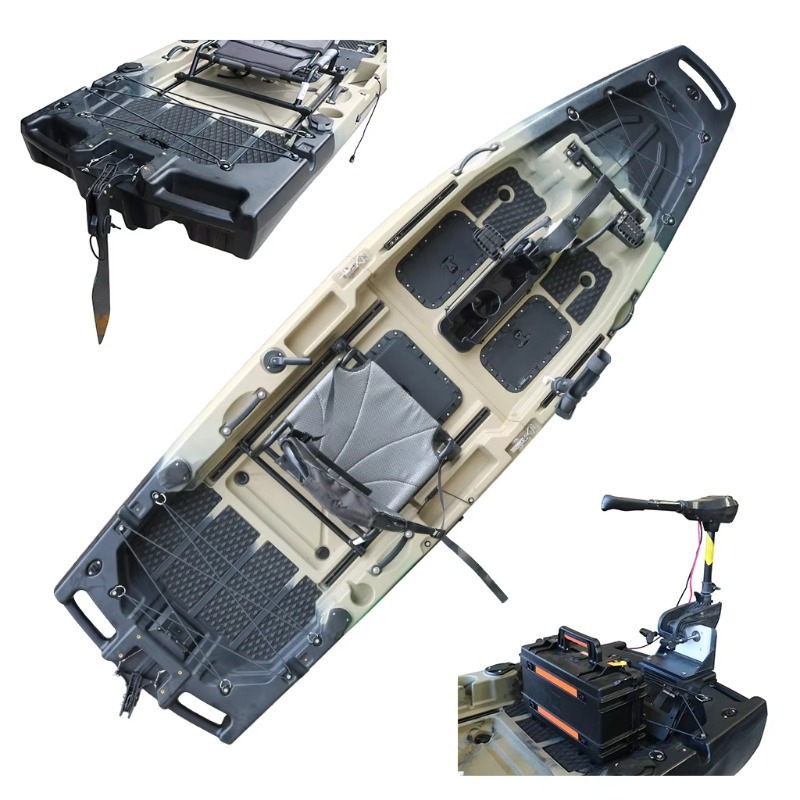 Fishing Kayak Sit On Top - 1 Kişilik HDPE/PE Üstten Oturmalı CE