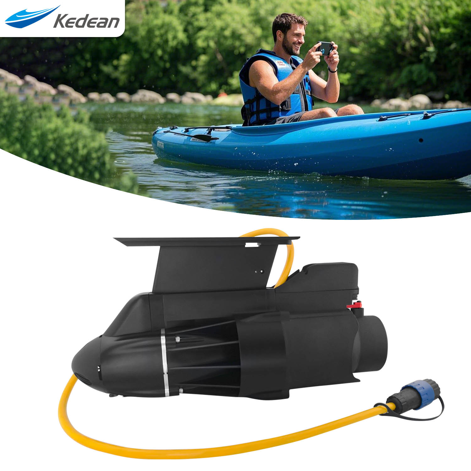 Fishing Kayak Trolling Motor - Balıkçı Teknesi İçin Yönlendirilebilir Elektrikli Trolling
