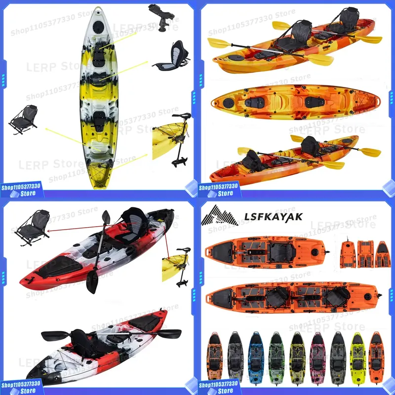 Fishing Kayak Sit In - 2 Kişilik Plastik Sert Üstten Oturmalı