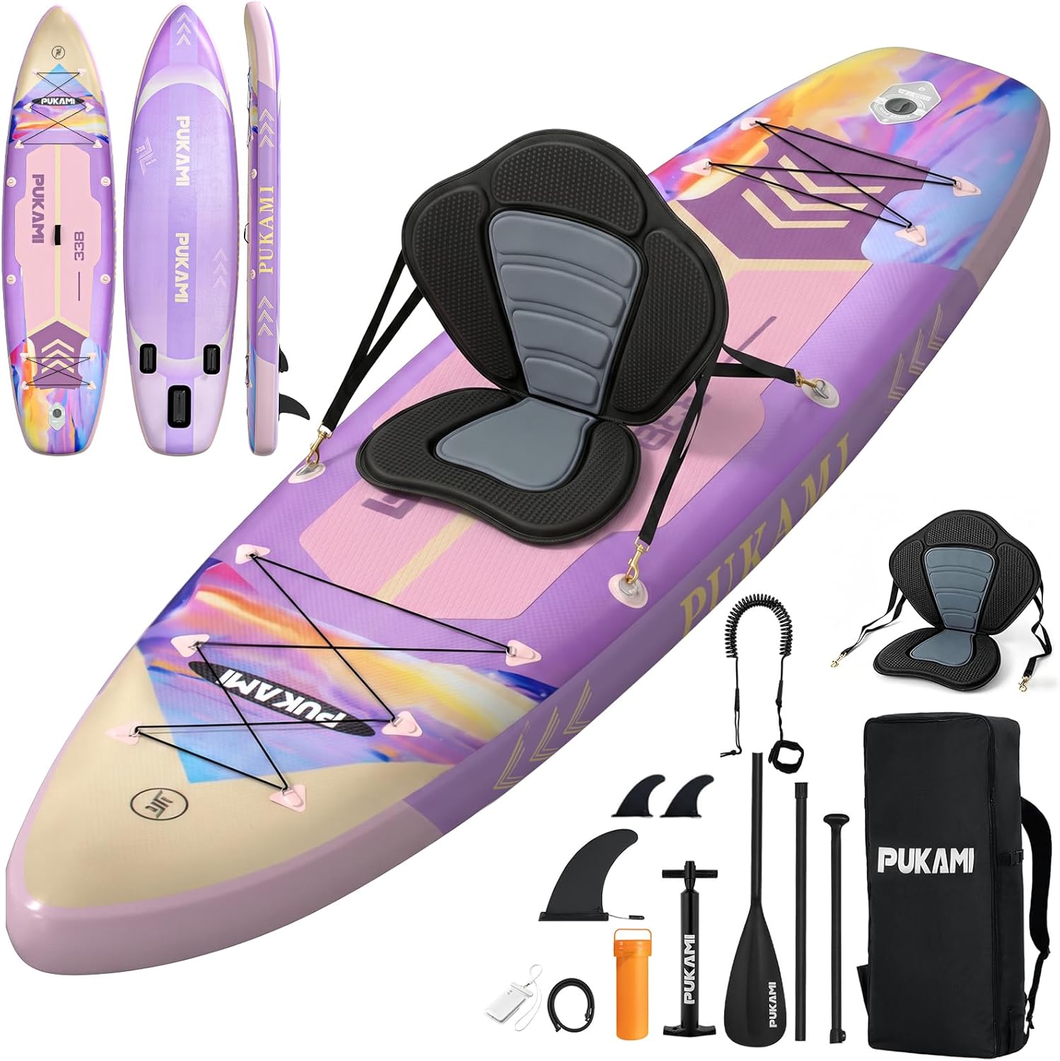 Fishing Kayak Seat - Ekstra Geniş Şişirilebilir Stand Up Paddle