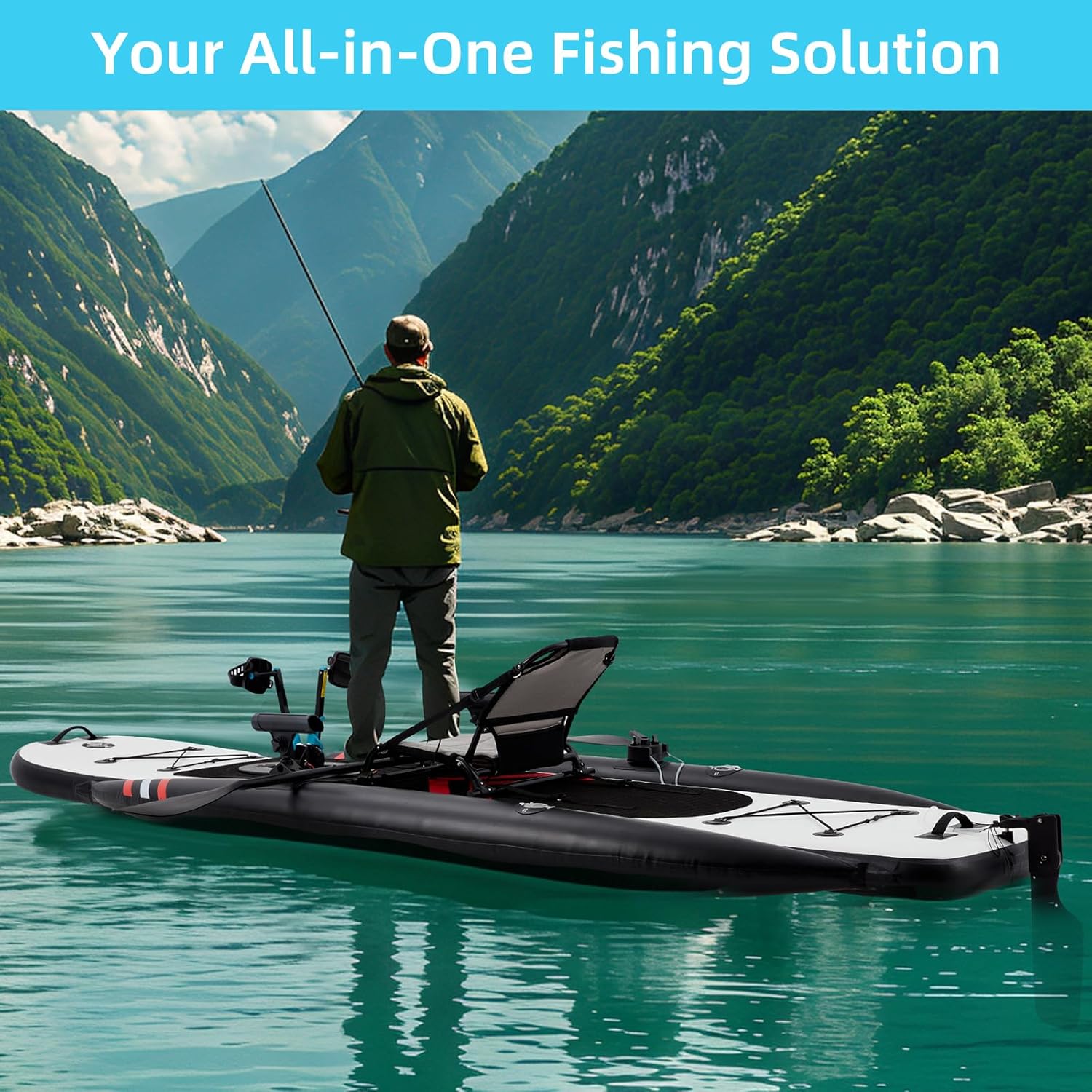 12ft Premium PVC Şişirilebilir - Fishing Kayak Seat incelemesi ve fiyatı