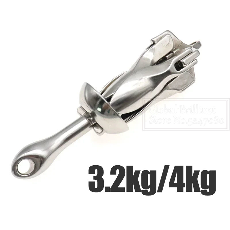 3.2KG/4KG tekne paslanmaz çeli - Fishing Kayak Anchor incelemesi ve fiyatı