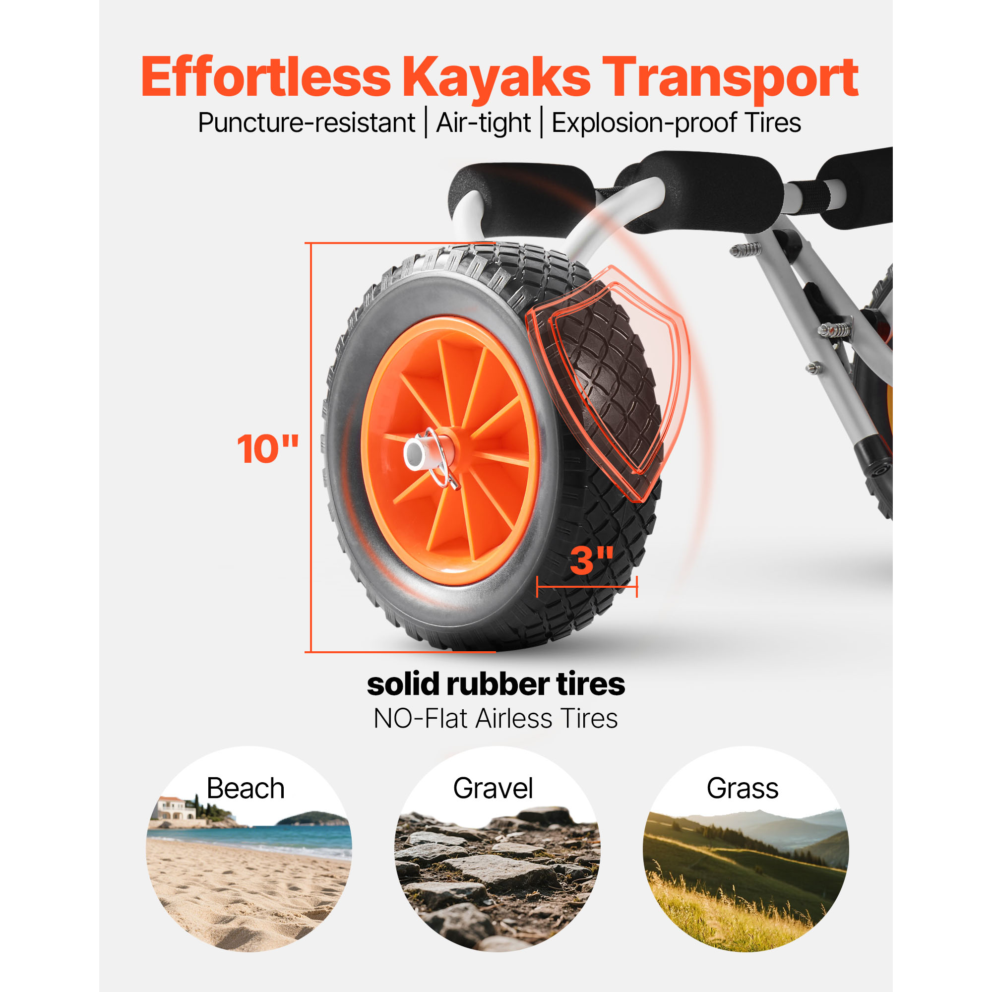 SucceBuy 200 lbs Kayak Arabası - Fishing Kayak Cart incelemesi ve fiyatı