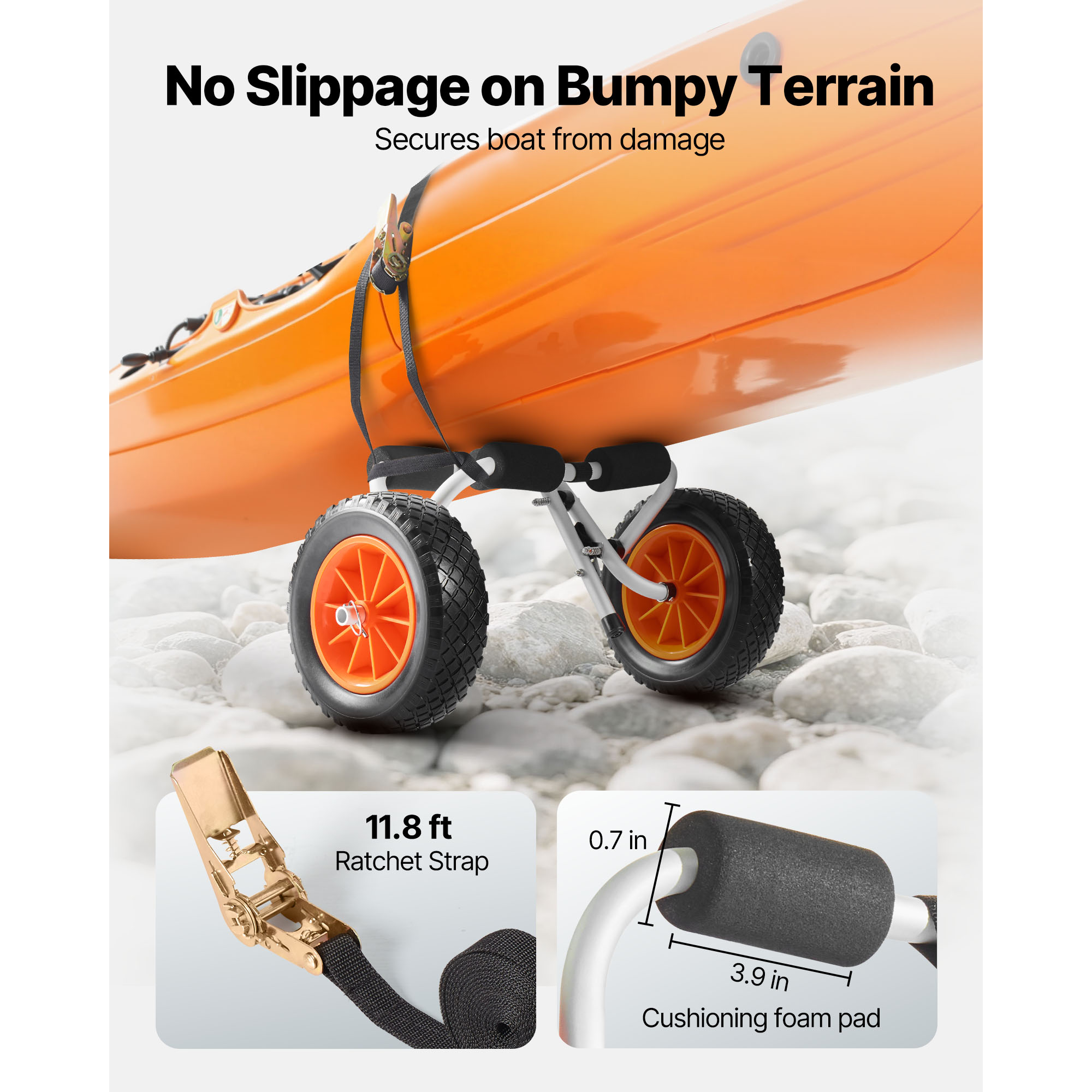 SucceBuy 200 lbs Kayak Arabası - Fishing Kayak Cart incelemesi ve fiyatı
