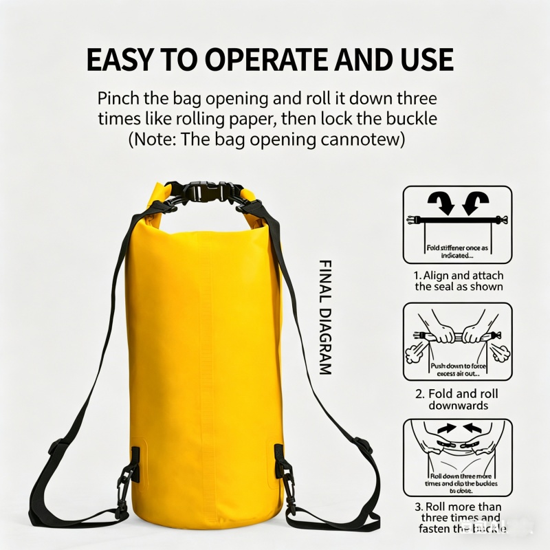 Yüzme için Su Geçirmez Kuru Ça - Fishing Kayak Storage Bag incelemesi ve fiyatı