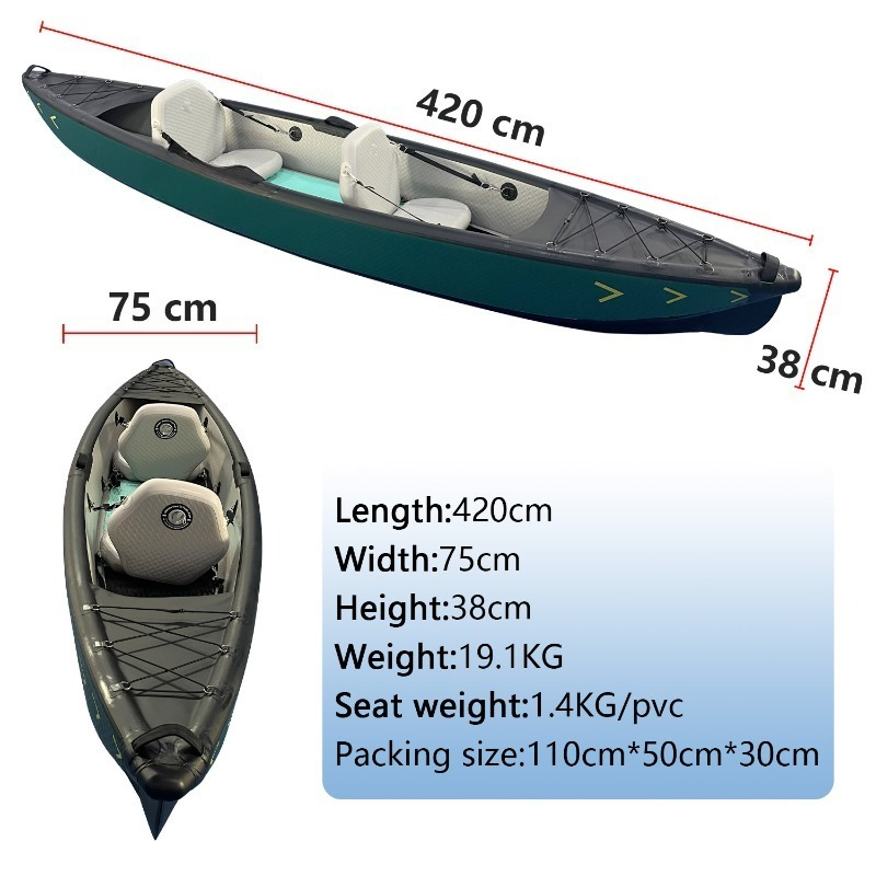 Yeni Tasarım 4.2m Taşınabilir  - Fishing Kayak Inflatable incelemesi ve fiyatı