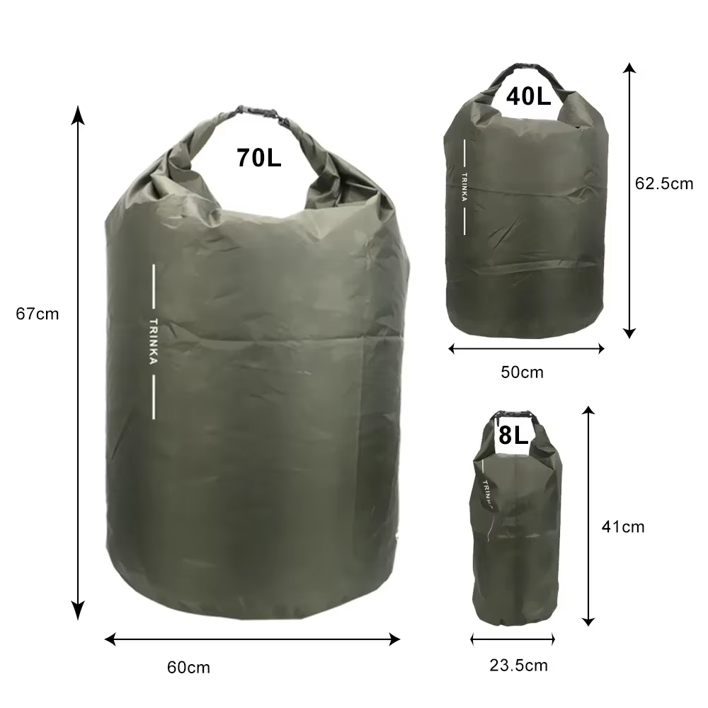 8L 40L 70L Roll-Top Su Geçirme - Fishing Kayak Storage Bag incelemesi ve fiyatı
