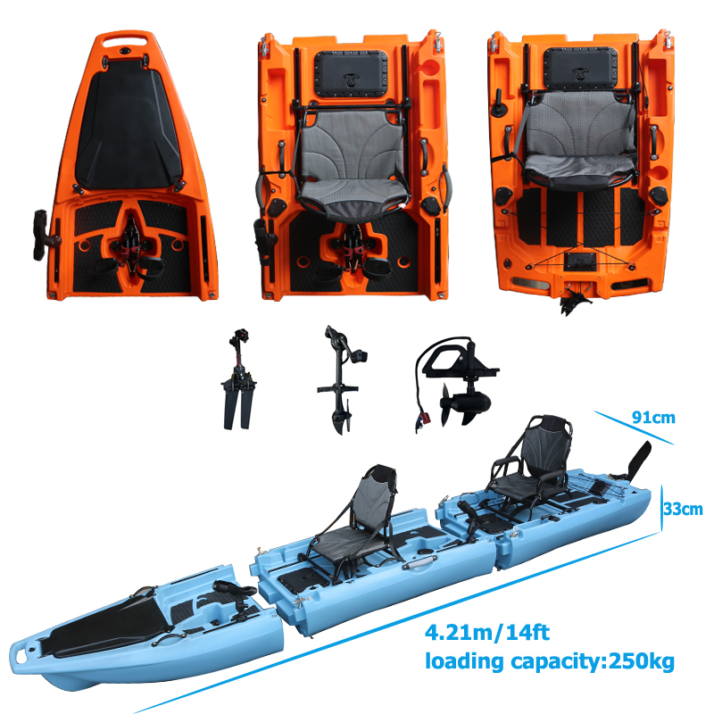 14FT 2 Kişilik Ayrılabilir Ped - Fishing Kayak Sit On Top incelemesi ve fiyatı