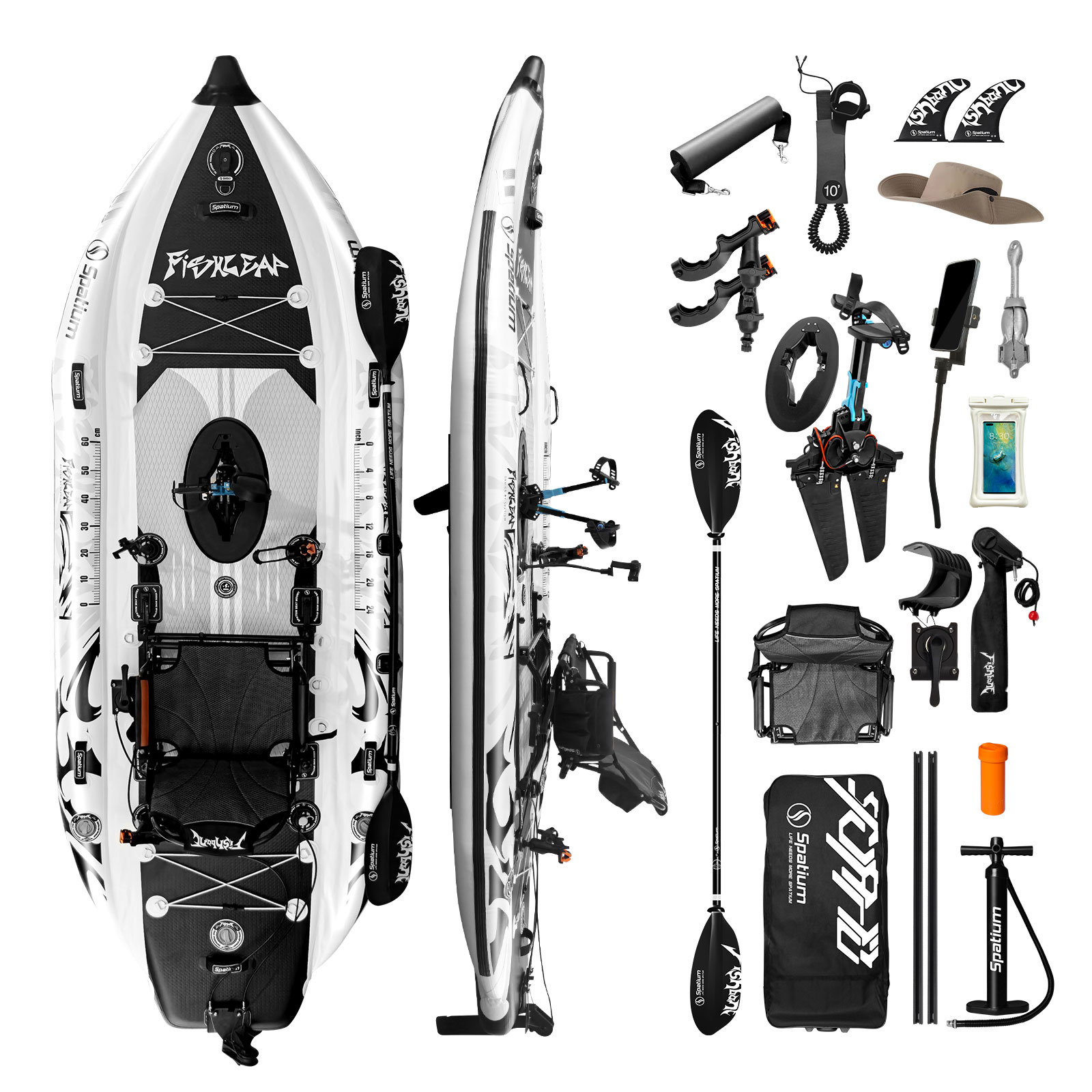 Spatium 11.5ft Motorlu Pedal T - Fishing Kayak Pedal Drive incelemesi ve fiyatı