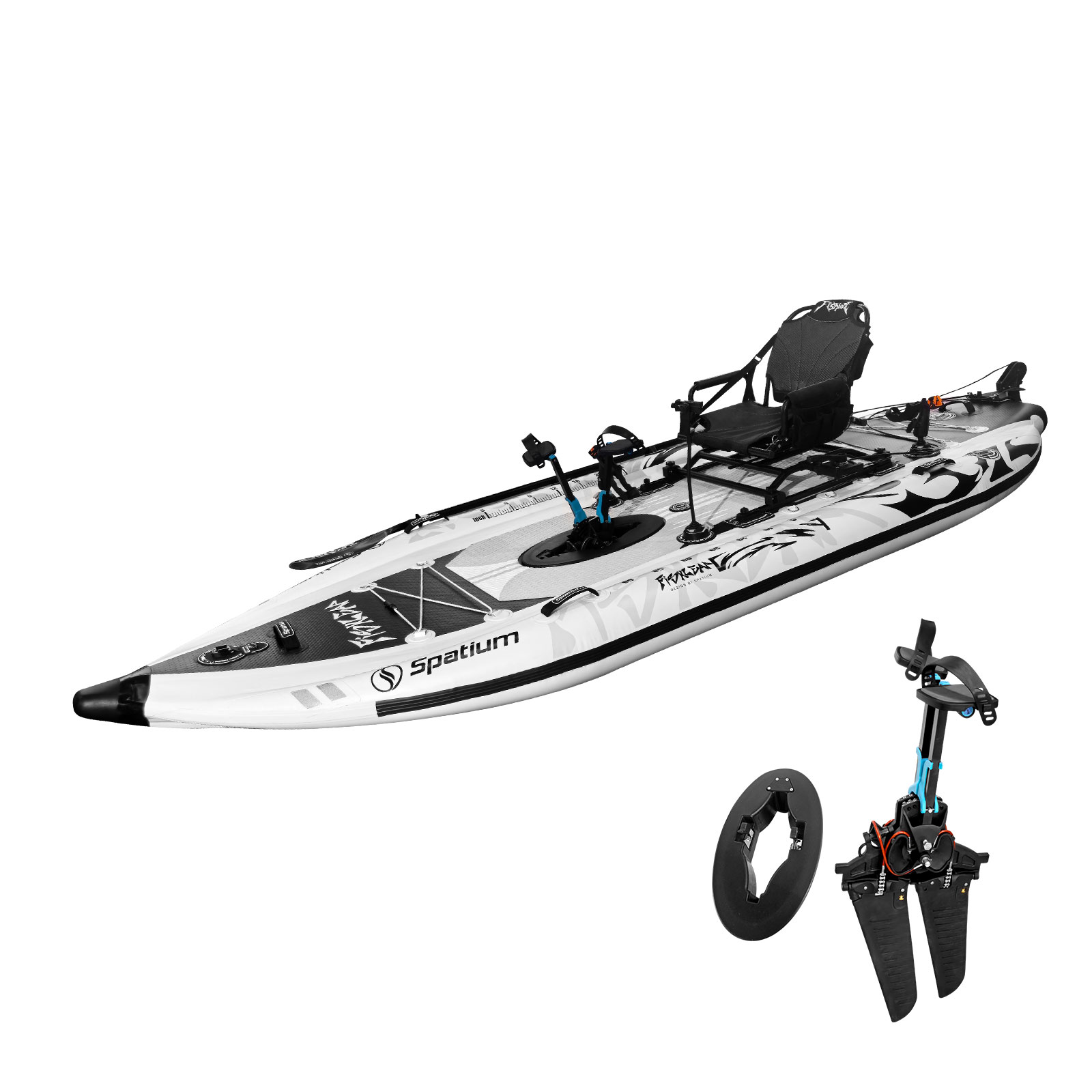 Spatium 11.5ft Motorlu Pedal T - Fishing Kayak Pedal Drive incelemesi ve fiyatı