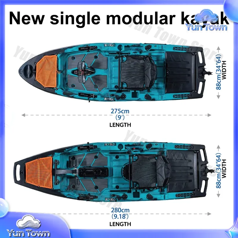Modüler Kayak 9.5ft Üstten Otu - Fishing Kayak Pedal Drive incelemesi ve fiyatı